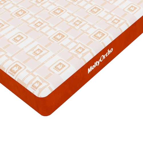 Molty Ortho Firm Orthopedic Mattress (10 Year Warranty) (5", 6", 8")