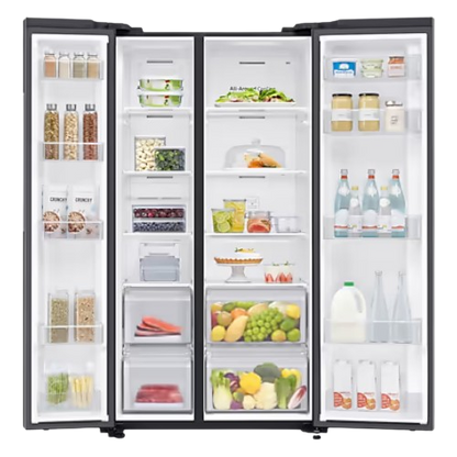 Samsung RS62R5001B4/SG SBS with All-around Cooling, 680L Refrigerator